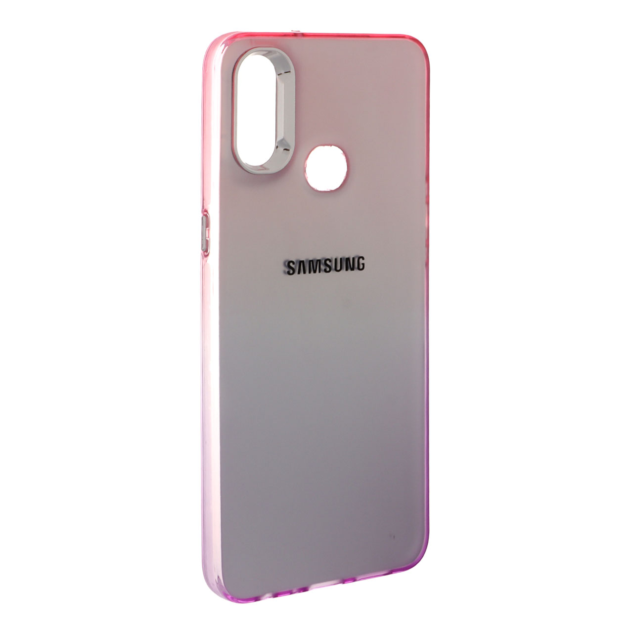 قاب SO COOL لنز متال لوگودار دور رنگی Samsung Galaxy A10s - صورتی بنفش