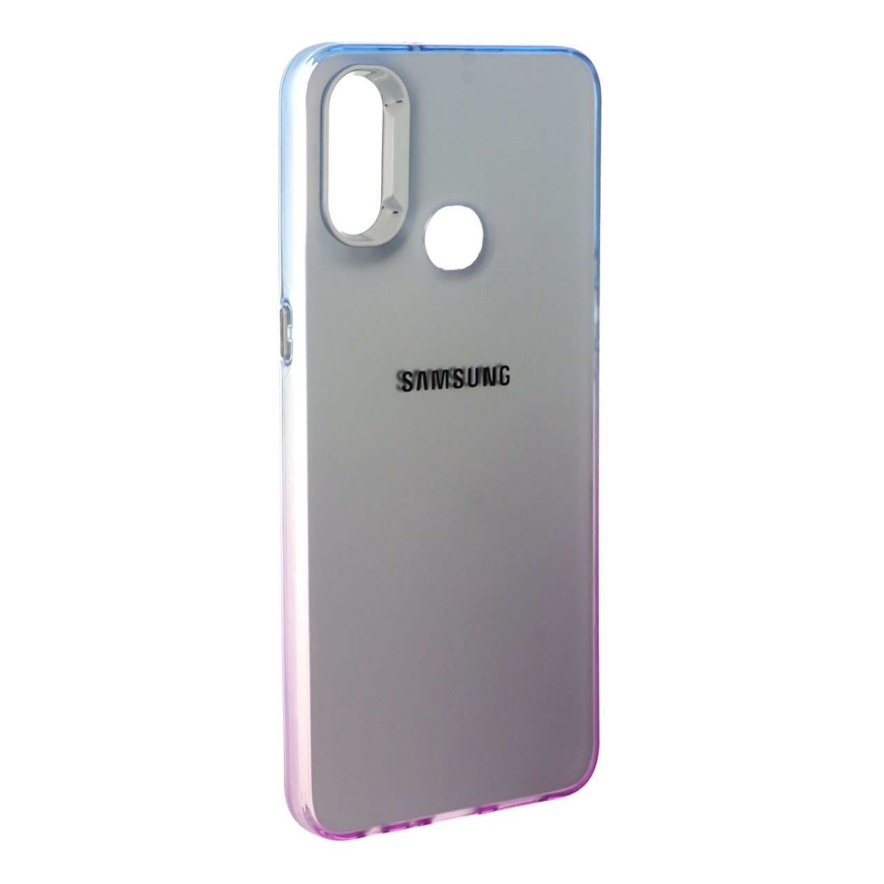 قاب SO COOL لنز متال لوگودار دور رنگی Samsung Galaxy A10s - آبی بنفش