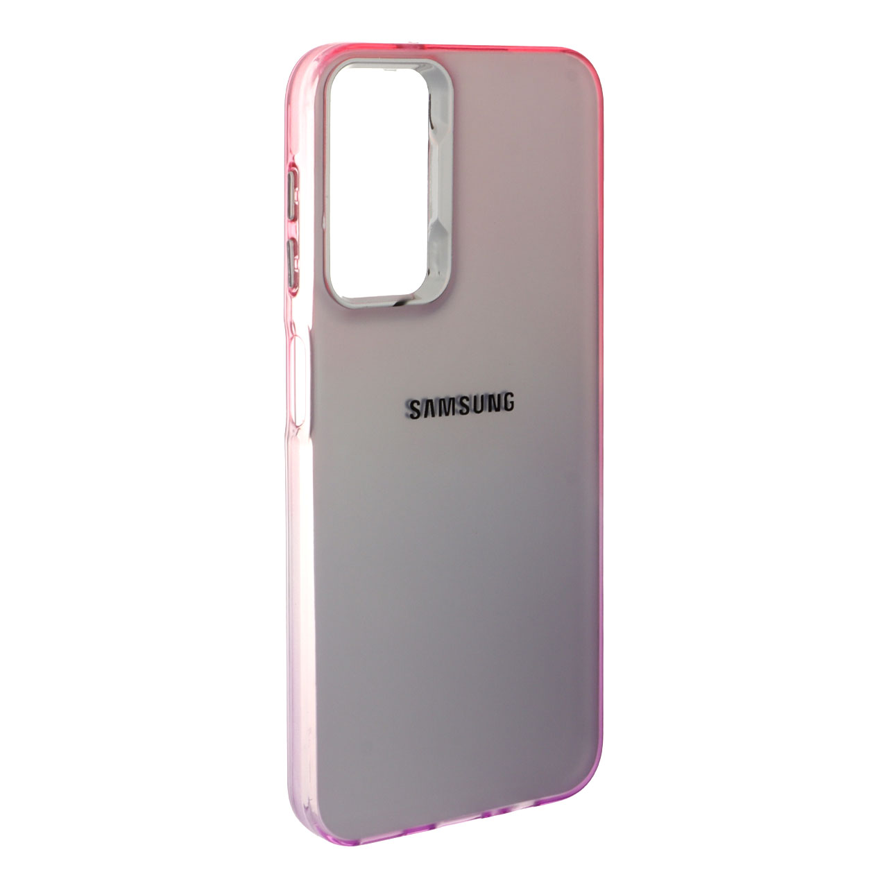 قاب SO COOL لنز متال لوگودار دور رنگی Samsung Galaxy A14 - صورتی بنفش