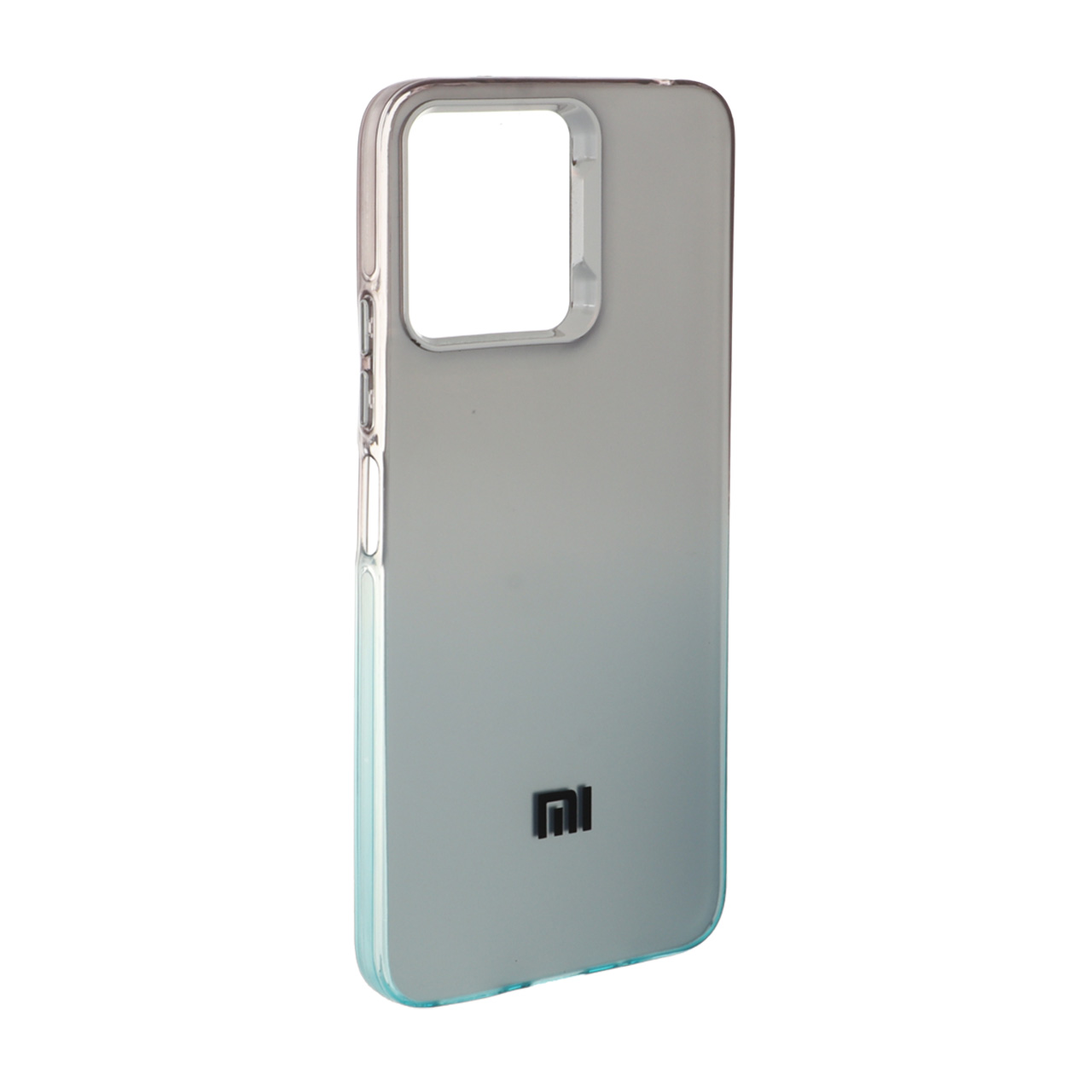 قاب SO COOL لنز متال لوگودار دور رنگی Xiaomi Redmi 12 / Poco M6 Pro 5G - مشکی فیروزه ای