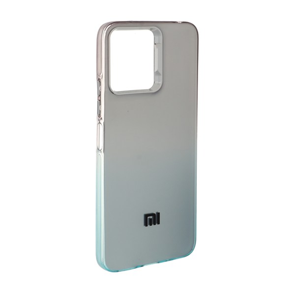 قاب SO COOL لنز متال لوگودار دور رنگی Xiaomi Redmi 12 / Poco M6 Pro 5G - مشکی فیروزه ای