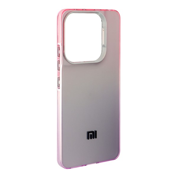 قاب SO COOL لنز متال لوگودار دور رنگی Xiaomi Redmi Note 14 4G - صورتی بنفش