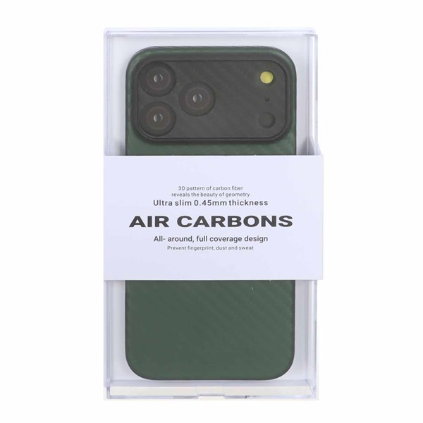 قاب محافظ لنزدار Original KDoo Air Carbon مدل Apple iPhone 17 Pro Max - سبز ( پک دار) - NTC
