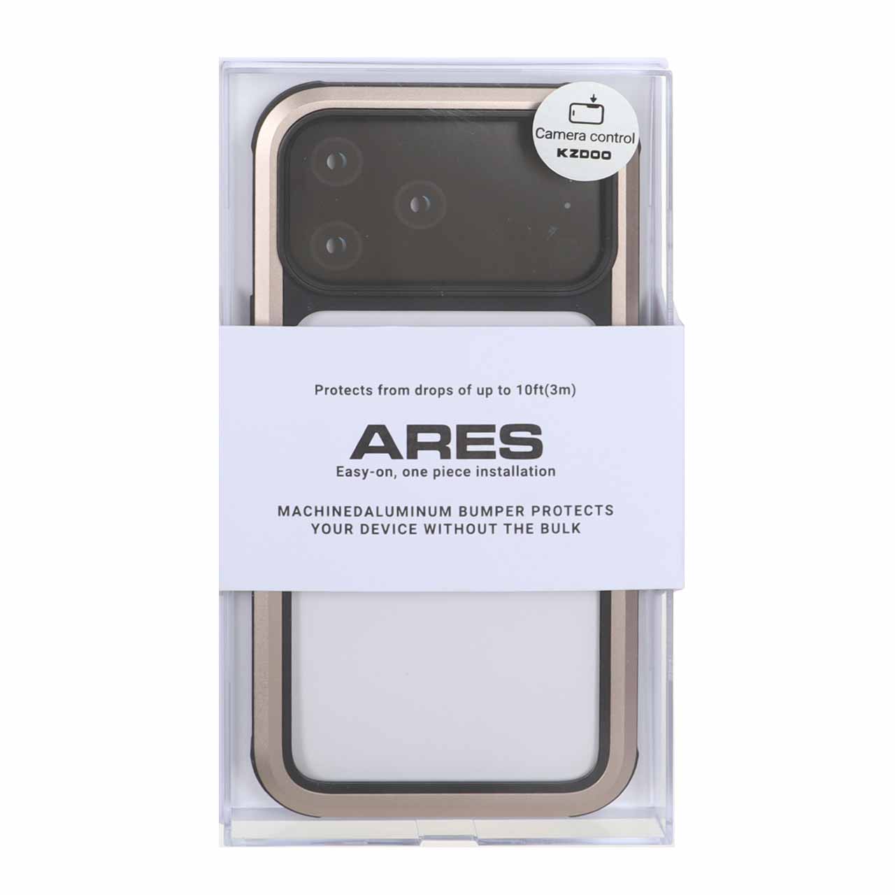 قاب Original KDoo ARES مدل Apple iPhone 17 Pro Max - طلایی (پک دار) - NTC