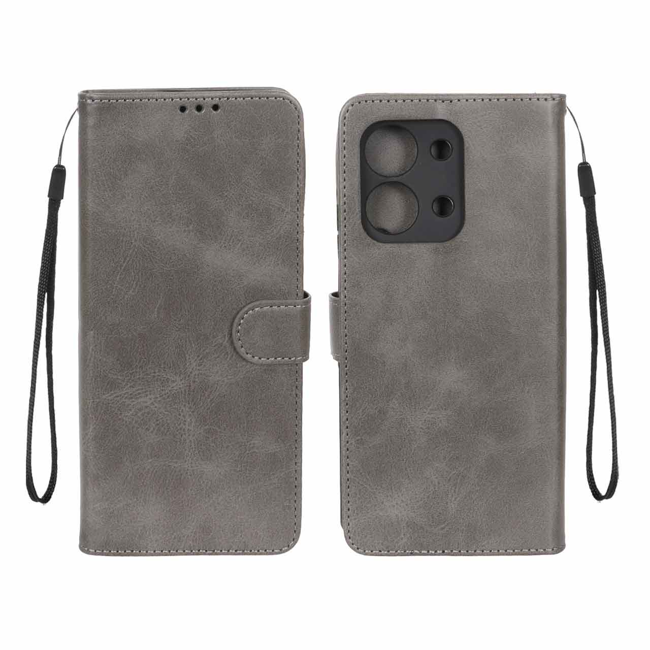 کیف موبایل مگنتی درجه یک MNC مدل Xiaomi Redmi 15C / Poco C85 - خاکستری