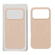 قاب سیلیکونی پاک کنی Magsafe مدل Apple iPhone 17 Pro Max - صحرایی (پک دار)