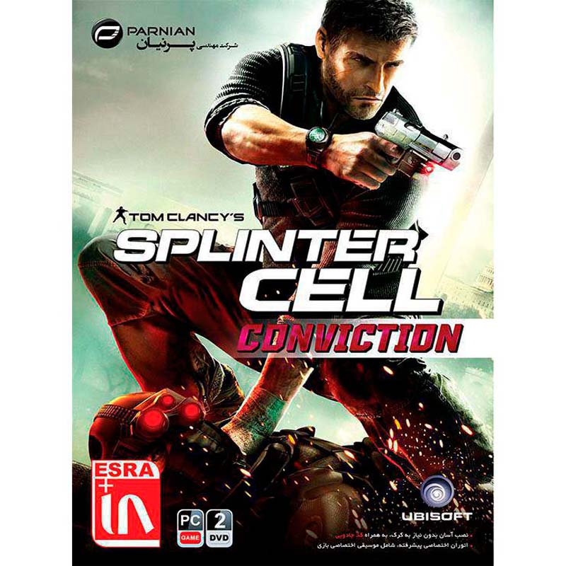 2DVD بازی کامپیوتر Splinter Cell Conviction PC پرنیان