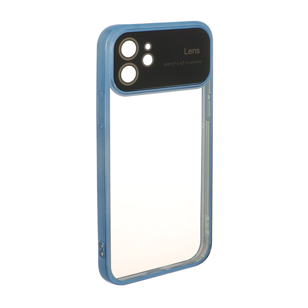 قاب دور رنگی محافظ لنز شیشه ای Apple iPhone 12 - آبی