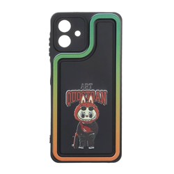 قاب Solid Case منحنی LUCKY طرح دار Samsung Galaxy A07 - کد 324