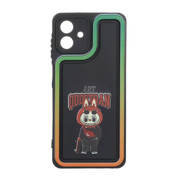قاب Solid Case منحنی LUCKY طرح دار Samsung Galaxy A07 - کد 324