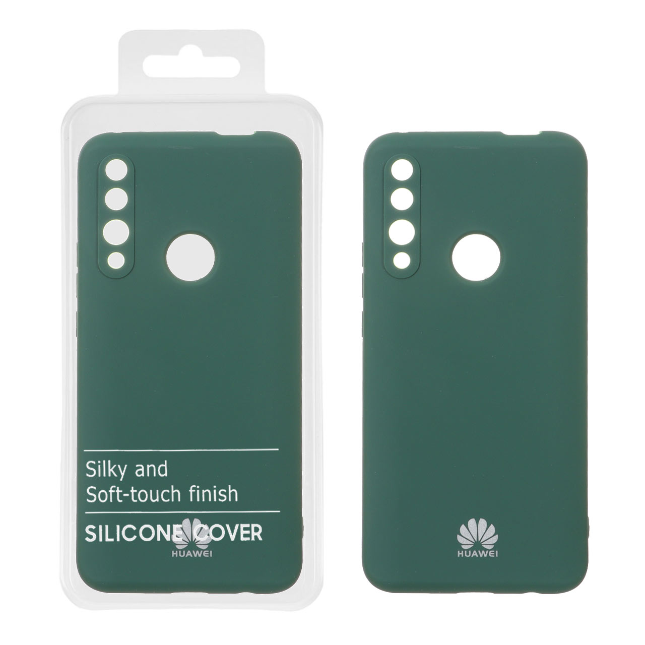 قاب نیو سیلیکون محافظ لنزدار RFF مدل Huawei Y9 Prime (2019) / Honor 9X - سبز (پک دار)