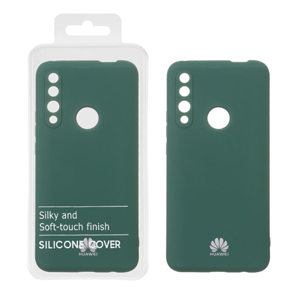 قاب نیو سیلیکون محافظ لنزدار RFF مدل Huawei Y9 Prime (2019) / Honor 9X - سبز (پک دار)