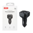 شارژر فندکی فست دو پورت و گیرنده بلوتوثی XO FMمدل XO-BCC18 15W - مشکی