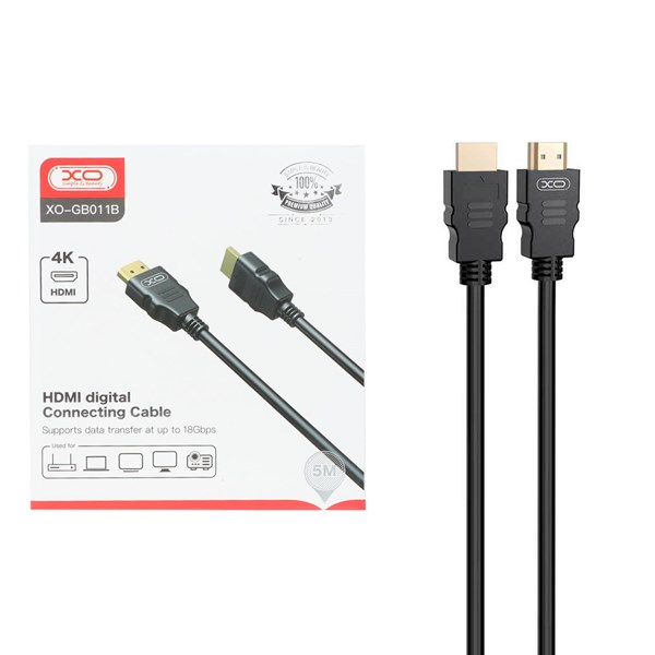 کابل 5متری XO HDMI مدل XO-GB011B - مشکی