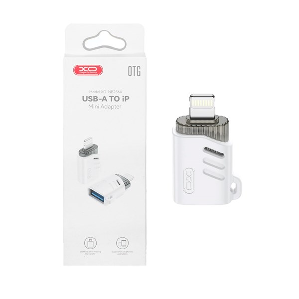 تبدیل XO USB To Lightning OTGمدل XO-NB256A - سفید