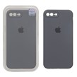 قاب سیلیکونی پاک کنی اورجینال Master Quality مدل Apple iPhone 7 Plus / iPhone 8 Plus - خاکستری (پک دار)