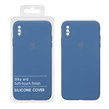 قاب سیلیکونی پاک کنی محافظ لنزدار اورجینال Apple iPhone X Max / iPhone XS Max - آبی تیره (پک اصلی)