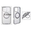 قاب اورجینال Magic Mask استند چرخشی Magsafe مدل Apple iPhone 17 Pro Max - خاکستری (پک دار)