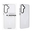 قاب اورجینال Magic Mask مات Magsafe بلک لنز Samsung Galaxy S25 FE - سفید (پک دار)