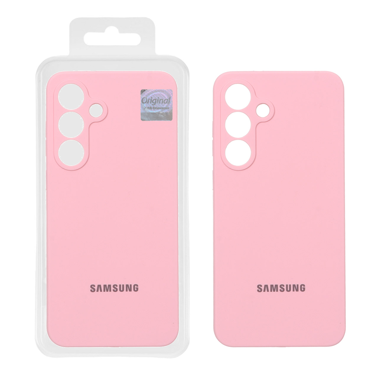 قاب سیلیکونی پاک کنی اورجینال Master Quality مدل Samsung Galaxy S25 FE - صورتی (پک دار)