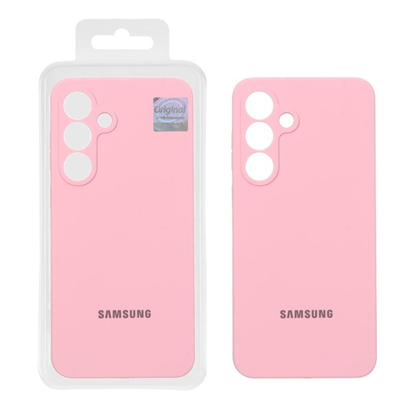 قاب سیلیکونی پاک کنی اورجینال Master Quality مدل Samsung Galaxy S25 FE - صورتی (پک دار)