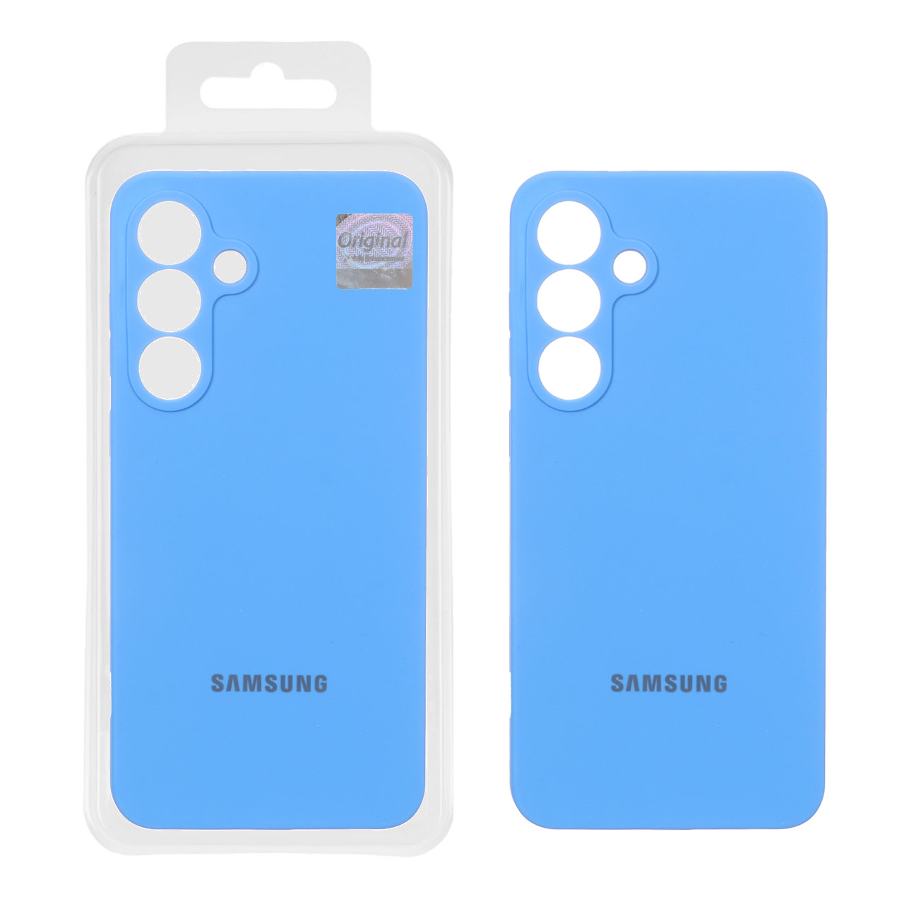 قاب سیلیکونی پاک کنی اورجینال Master Quality مدل Samsung Galaxy S25 FE - آبی (پک دار)