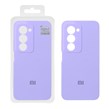 قاب سیلیکونی پاک کنی اورجینال Master Quality مدل Xiaomi Redmi 15 4G - بنفش روشن (پک دار)