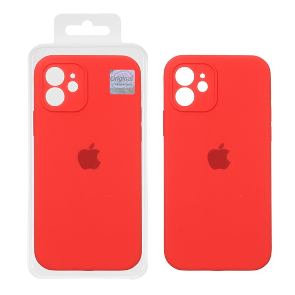 قاب سیلیکونی پاک کنی اورجینال Master Quality مدل Apple iPhone 12 - قرمز (پک دار)