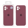 قاب سیلیکونی پاک کنی اورجینال Master Quality مدل Apple iPhone 12 - زرشکی (پک دار)