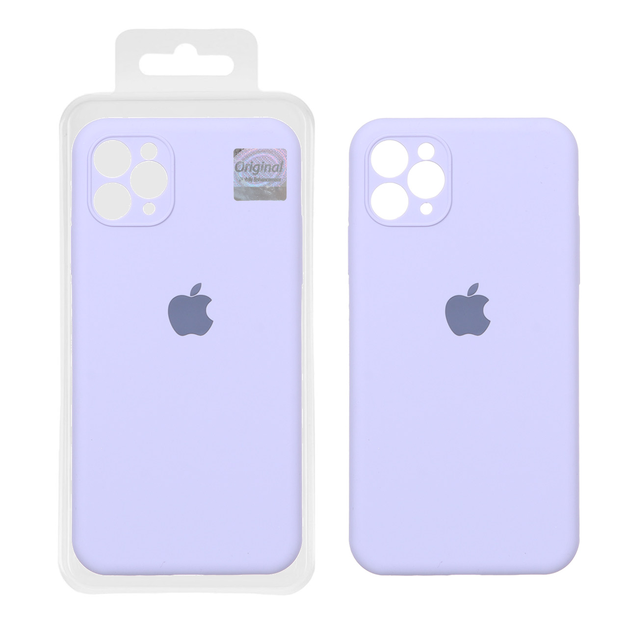 قاب سیلیکونی پاک کنی اورجینال Master Quality مدل Apple iPhone 11 Pro Max - یاسی (پک دار)