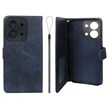 کیف موبایل مگنتی درجه یک داخل خز MNC Plus مدل Xiaomi Redmi 15C / Poco C85 - سرمه ای