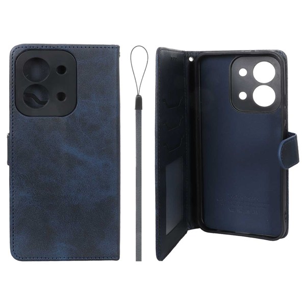 کیف موبایل مگنتی درجه یک داخل خز MNC Plus مدل Xiaomi Redmi 15C / Poco C85 - سرمه ای