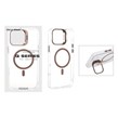 قاب اورجینال Q Series Bracket کریستالی Magsafe لنز استندشو Apple iPhone 16 Pro Max - قهوه ای (پک دار)