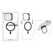 قاب اورجینال Q Series Bracket کریستالی Magsafe لنز استندشو Apple iPhone 16 Pro Max - مشکی (پک دار)