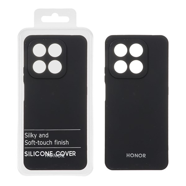 قاب نیو سیلیکون محافظ لنزدار RFF مدل Honor X7d - مشکی (پک دار)