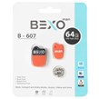 فلش مموری BEXO USB2.0 مدل B-607 ظرفیت 64GB - نارنجی (گارانتی داده پردازی آواتک)