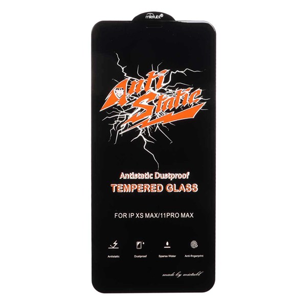 محافظ صفحه نمایش شیشه ای Full Cover Anti Static Mietubl مدل NTC ORG - Apple iPhone 11 Pro Max / iPhone X Max / iPhone Xs Max