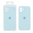 قاب سیلیکونی پاک کنی محافظ لنزدار اورجینال Apple iPhone 12 - سبزآبی (پک اصلی)