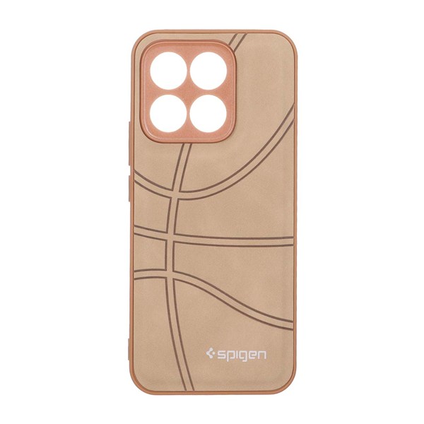 قاب طرح جیر Spigen بسکتبالی Honor X8c - نسکافه ای