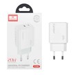 شارژر دیواری فست و PD دو پورت Earldom مدل EU50 20W - سفید