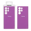 قاب سیلیکونی پاک کنی اورجینال درجه یک Samsung Galaxy S23 Ultra - ارغوانی کد 1 (پک دار)