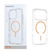 قاب اورجینال Magnetic دور ژله ای MagSafe مدل Apple iPhone 17 Pro - نارنجی (پک دار)
