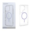 قاب اورجینال Magnetic دور ژله ای MagSafe مدل Samsung Galaxy S25 Ultra - بنفش روشن (پک دار)