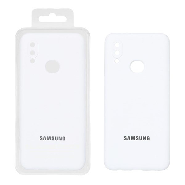 قاب سیلیکونی پاک کنی اورجینال Master Quality مدل Samsung Galaxy A10s - سفید (پک دار)