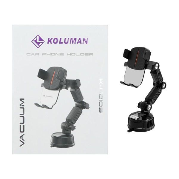 هولدر گوشی موبایل وکیومی Koluman مدل K-HD105 - خاکستری