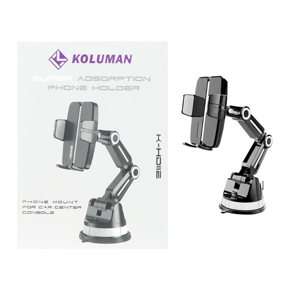 هولدر گوشی موبایل وکیومی Koluman مدل K-HD112 - مشکی