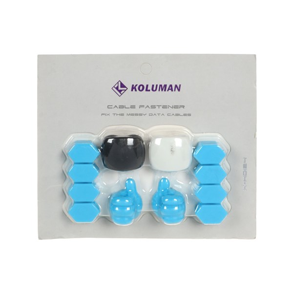 نگه دارنده کابل Koluman مدل K-HD124 - آبی