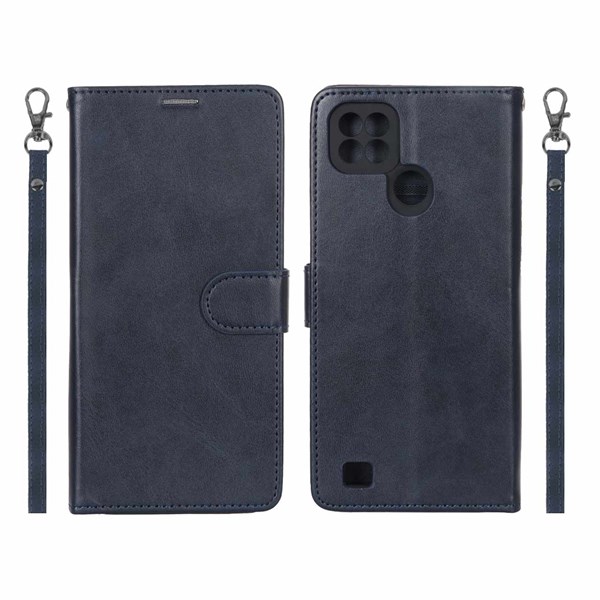 کیف موبایل مگنتی درجه یک MNC مدل Realme C21 - سرمه ای