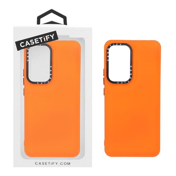 قاب casetify پافر ساده Xiaomi Mi 12T / Mi 12T Pro / Redmi K50 - نارنجی (پک دار)