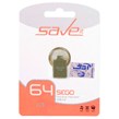 Save it Sego USB2.0 Flash Memory - 64GB طلایی (گارانتی مادام العمر آی تین)